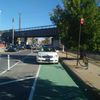 Car Dealership Finds Queens Boulevard Bike Lane Is A Great Place To Store Cars
